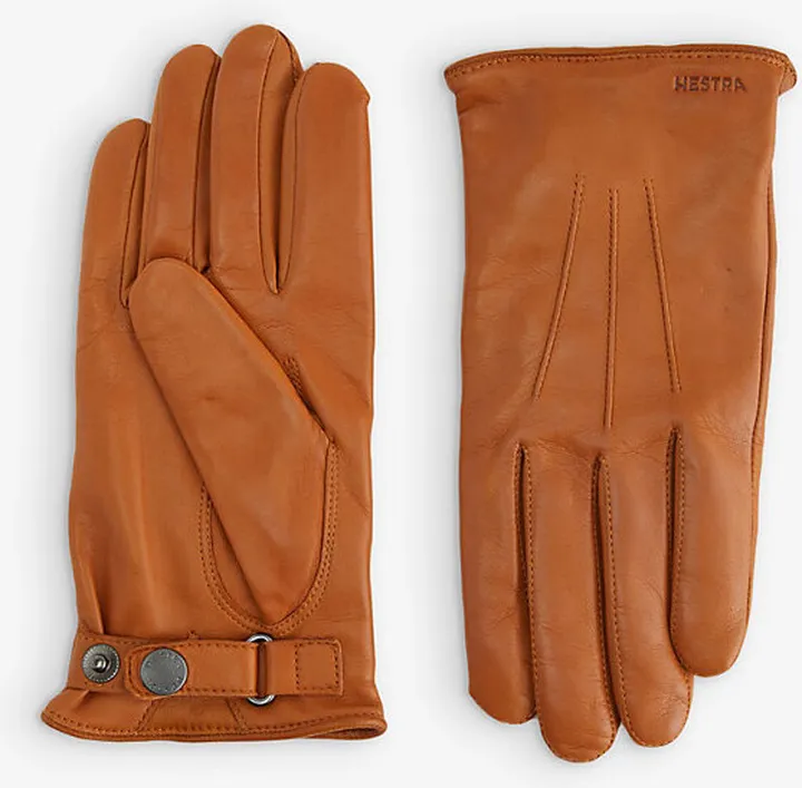 Mens Cork Nelson Leather Gloves