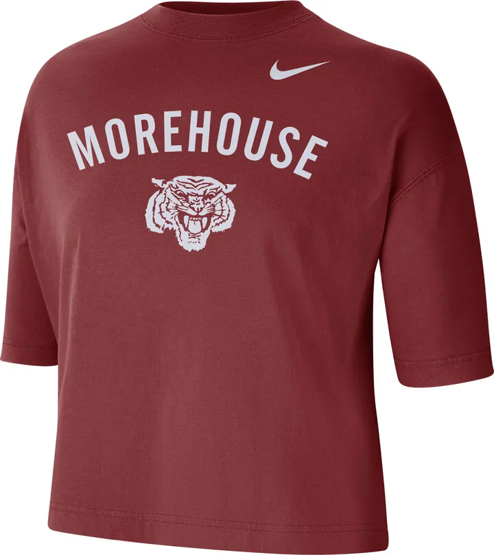 Nike Women's College (Morehouse) Boxy T-Shirt in Red