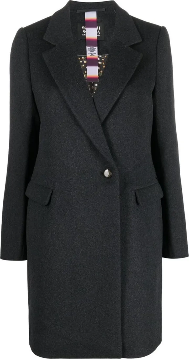 Single-Breasted Mid-Length Coat