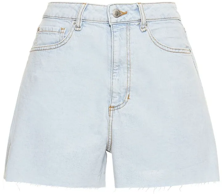 Boyfriend denim shorts