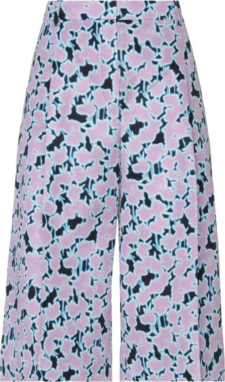 Cropped Pants Light Purple