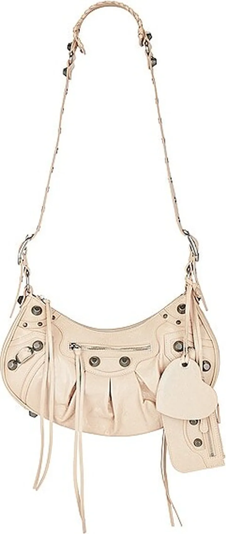 Balenciaga Small Le Cagole Shoulder Bag in Beige