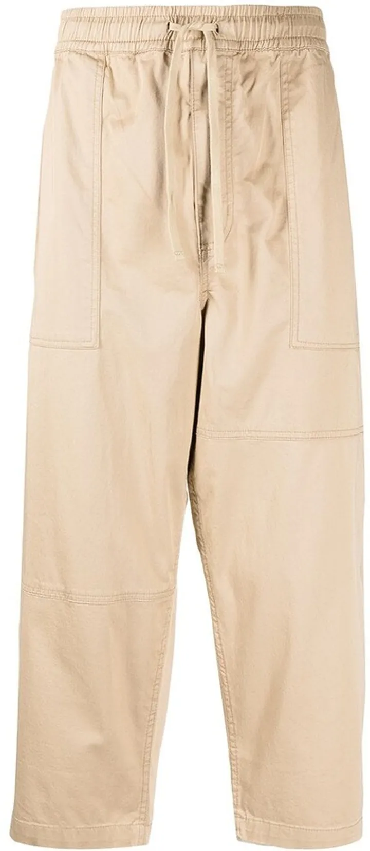 Cropped Straight-Leg Trousers