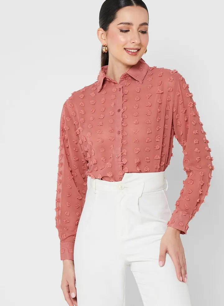 Dobby Pocket Detail Top