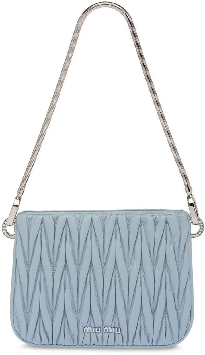 Sassy matelassé nappa leather bag