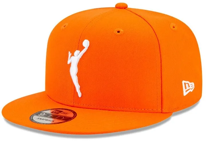 Men's New Era Orange Wnba 9FIFTY Snapback Adjustable Hat