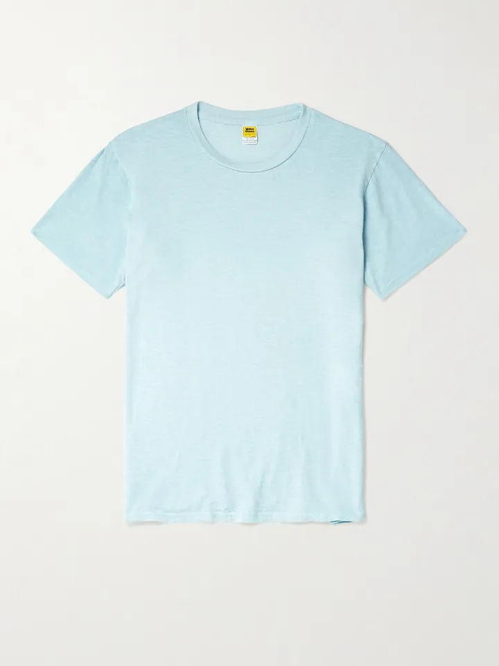 Slim-Fit Rolled Slub Cotton-Jersey T-Shirt