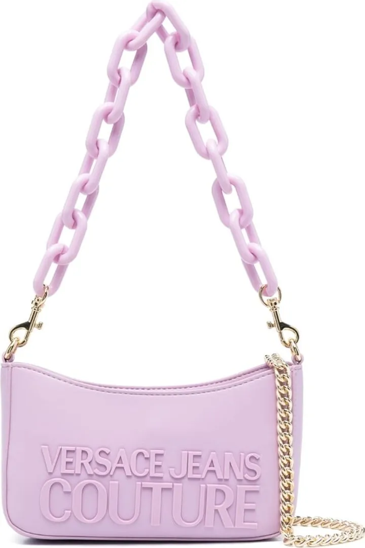 Raised-Logo Shoulder Bag