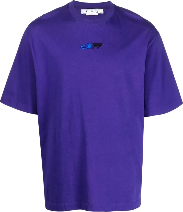 embroidered-logo cotton T-shirt