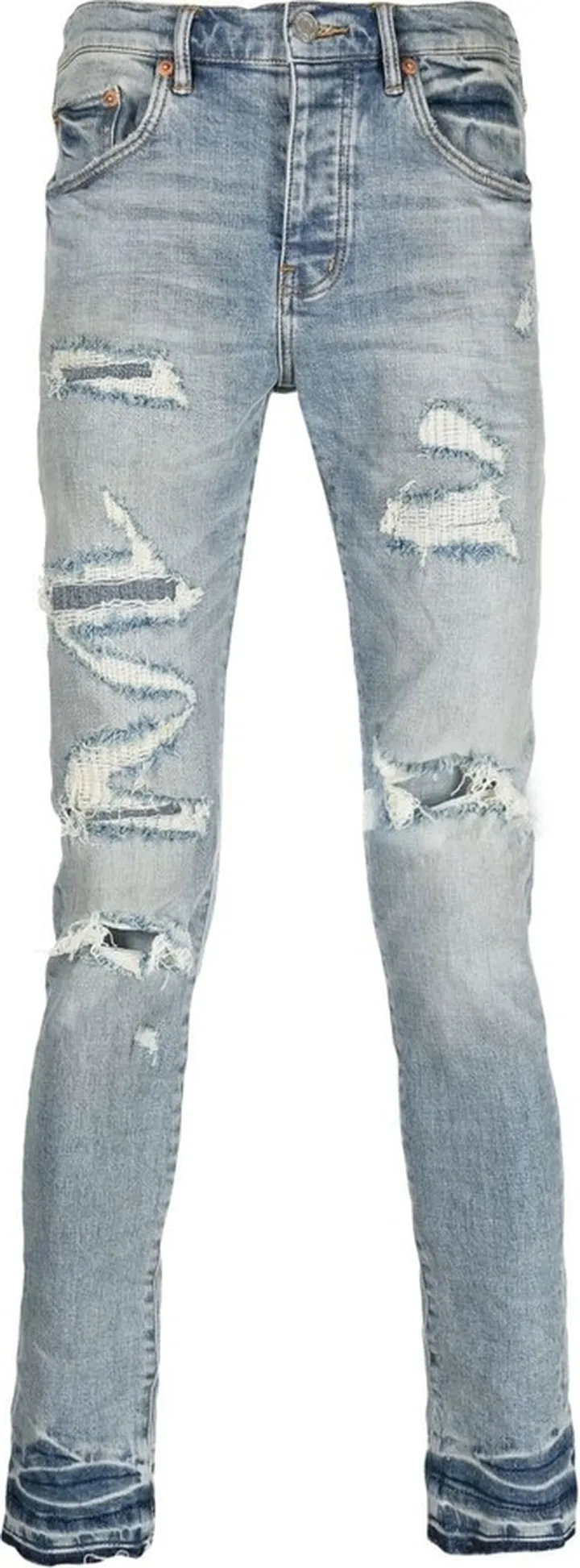 Ripped Cotton Trousers