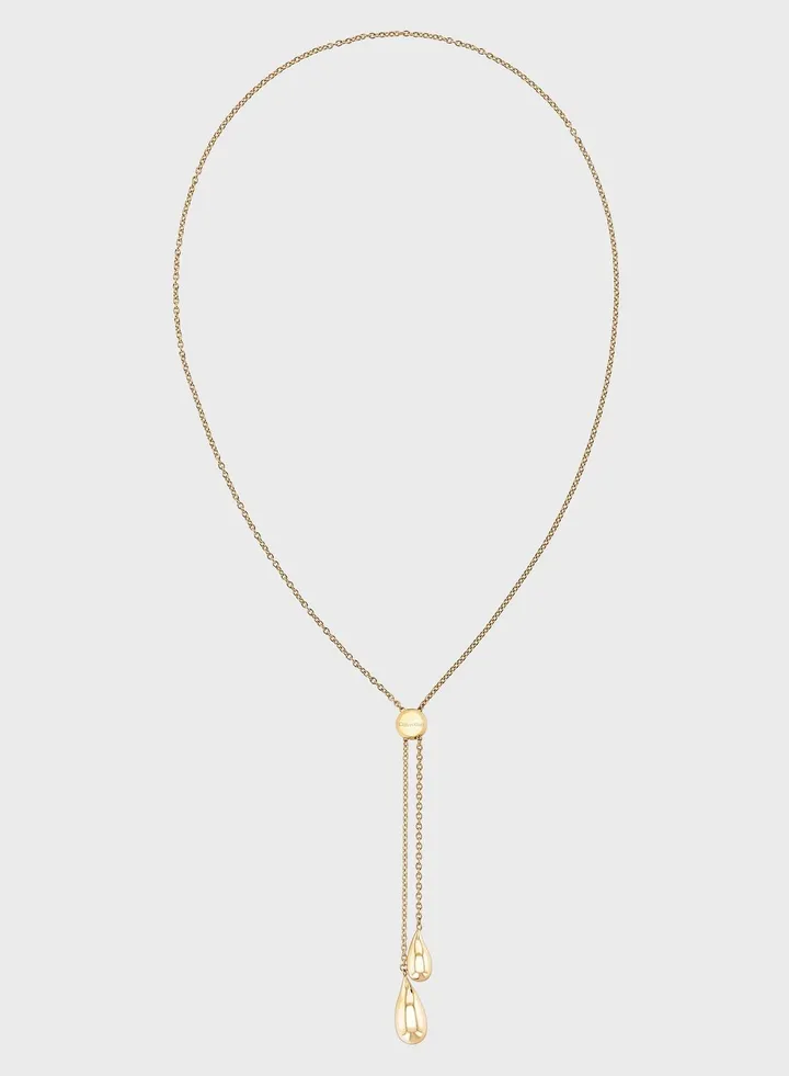 Sculptured Drops Necklace