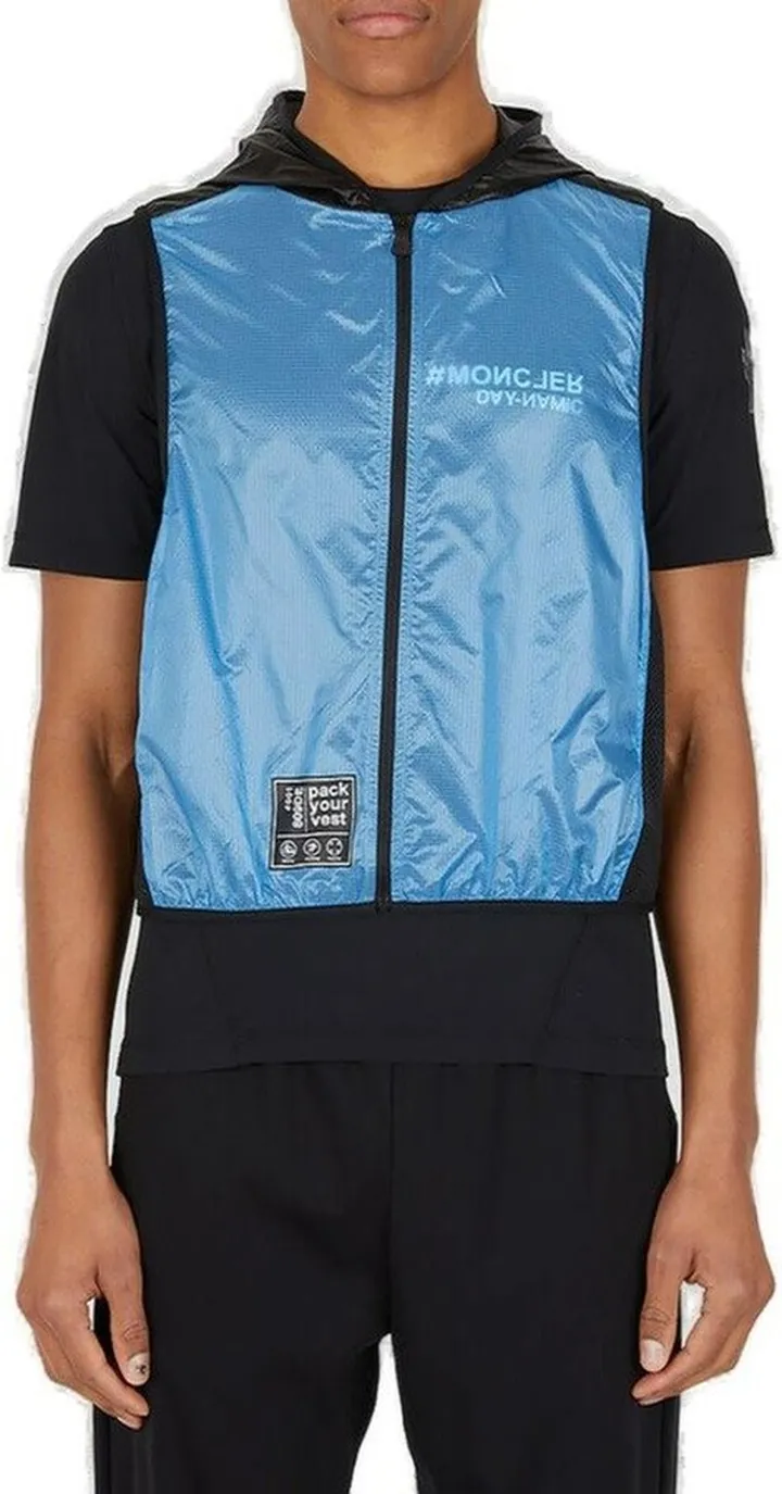 Moncler Grenoble Logo Printed T-Shirt With Vest