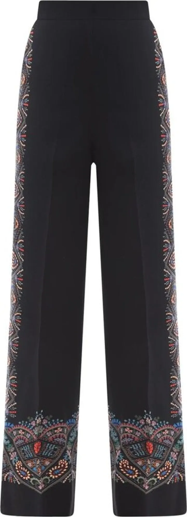 Etro Floral Printed High Waist Palazzo Trousers