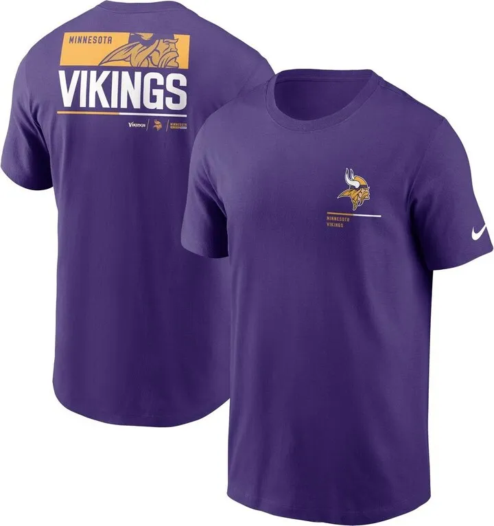 Men's Nike Purple Minnesota Vikings Team Incline T-shirt