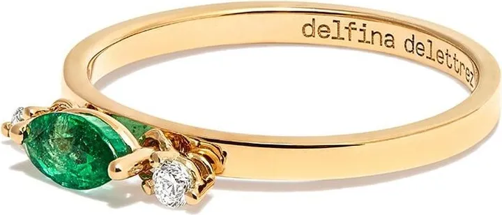 18kt yellow gold Dancing Diamonds ring