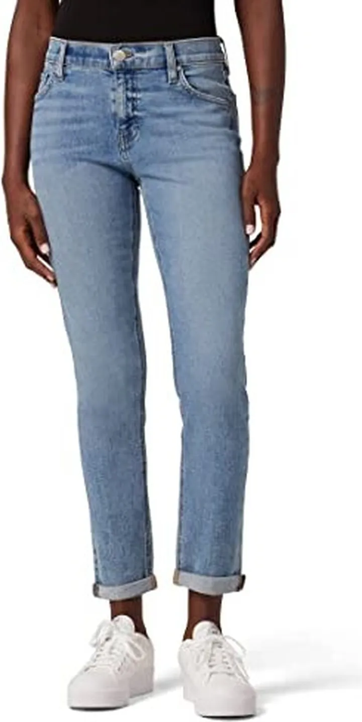 HUDSON Jeans Women's Lana Mid-Rise Slim Boyfriend Ankle Jean