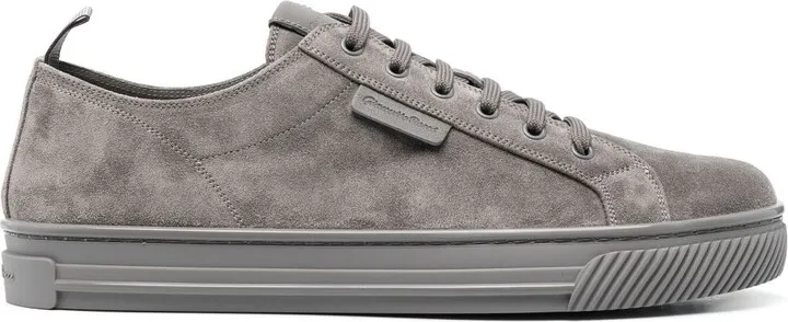 Side Logo-Patch Low-Top Sneakers