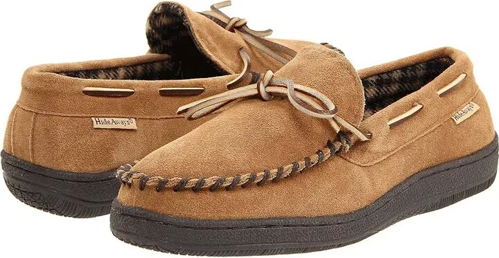 L.B. Evans HideAways by L.B. Evan Marion (Hasbrown Suede) Men's Slippers