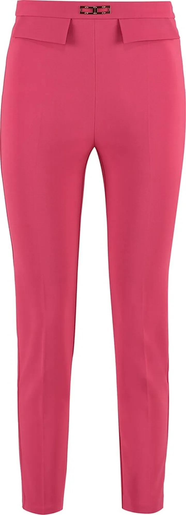 High-waist Crêpe Trousers
