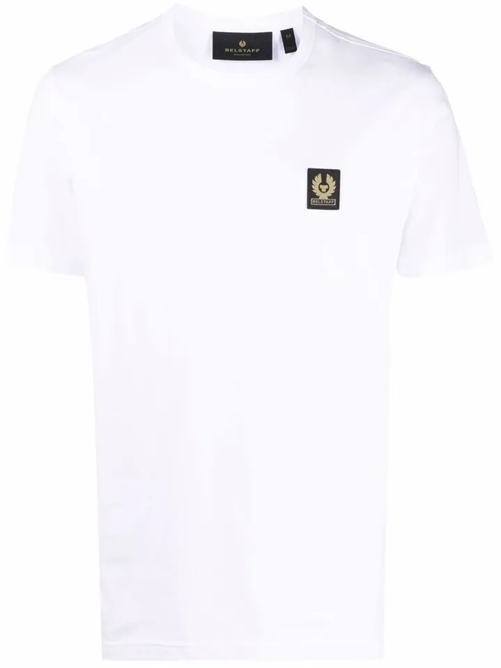 logo-patch cotton T-shirt