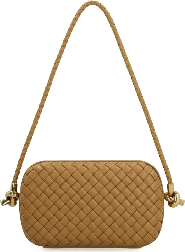 Bottega Veneta Knot Minaudiere Intreccio Shoulder Bag