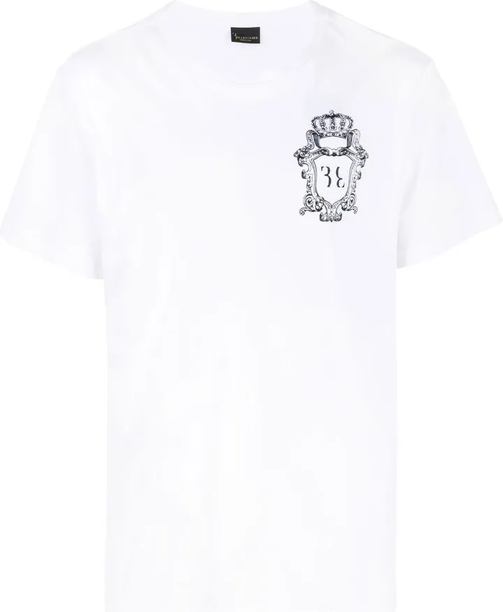 embroidered-logo detail T-shirt