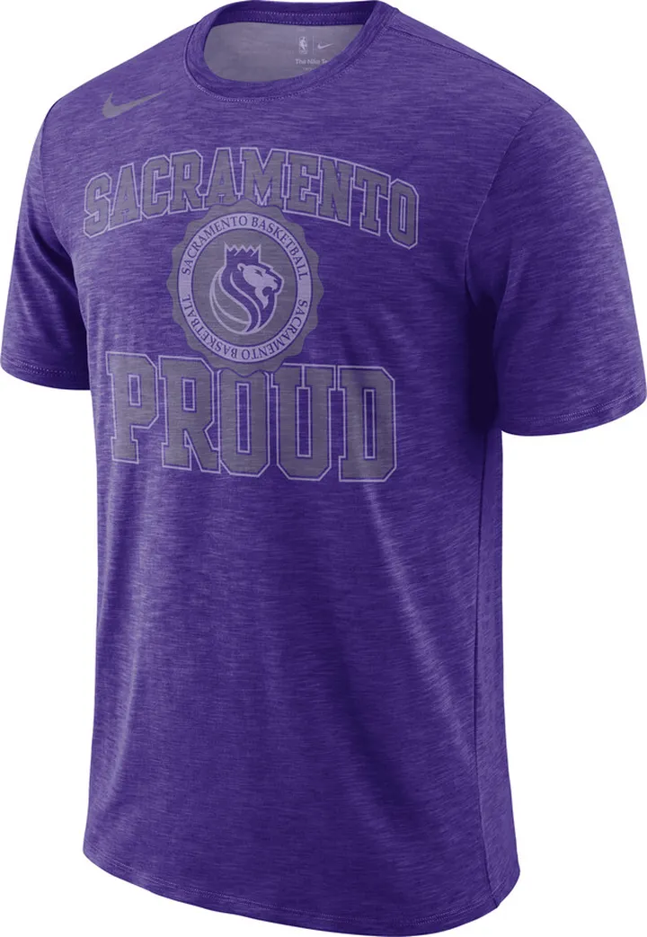 Sacramento Kings Mantra Nike Men's Dri-FIT NBA T-Shirt in Purple