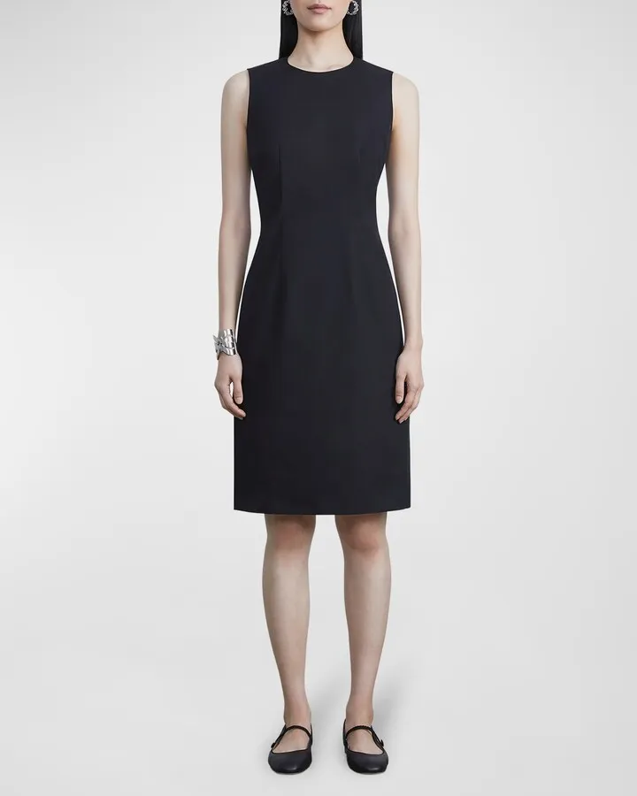 Harpson Sleeveless A-Line Dress