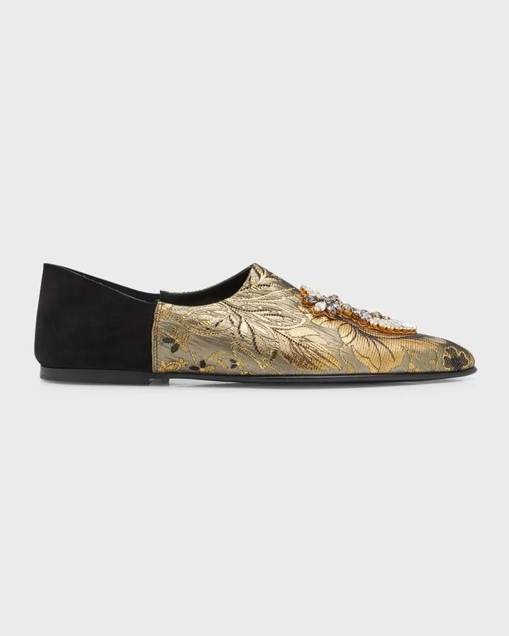Men's Jason Damask Jacquard Slippers