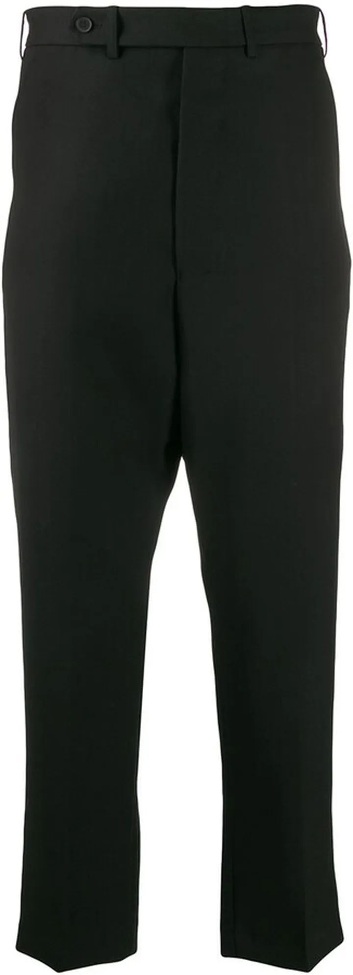 Drop-Crotch Cropped Trousers