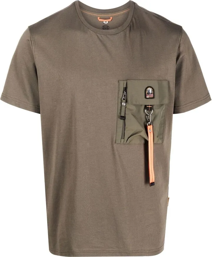 chest logo-patch T-shirt