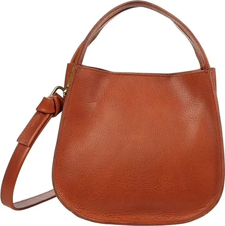 Madewell The Sydney Crossbody Bag (Burnished Caramel) Handbags