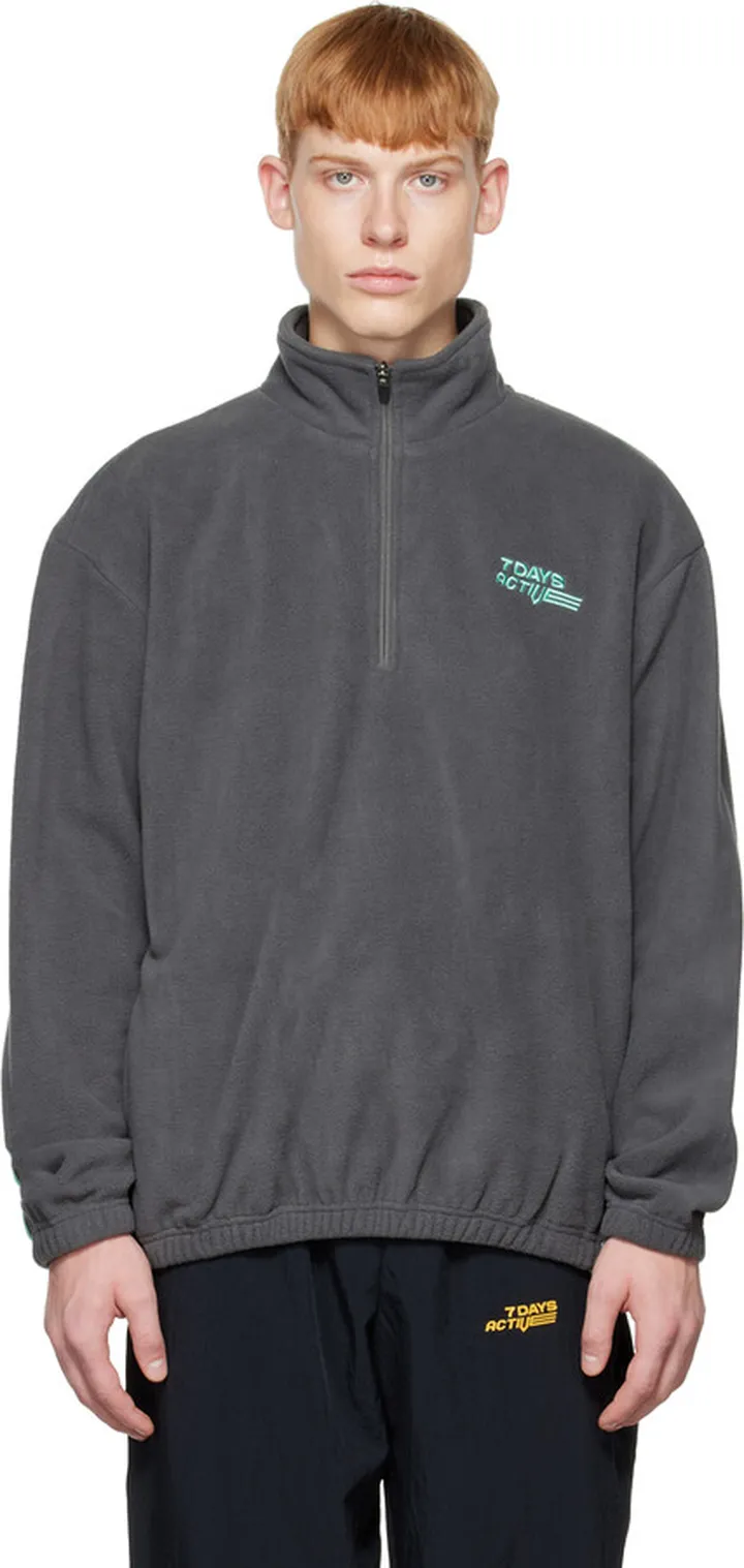 7 DAYS Active Gray Contrast Sweater