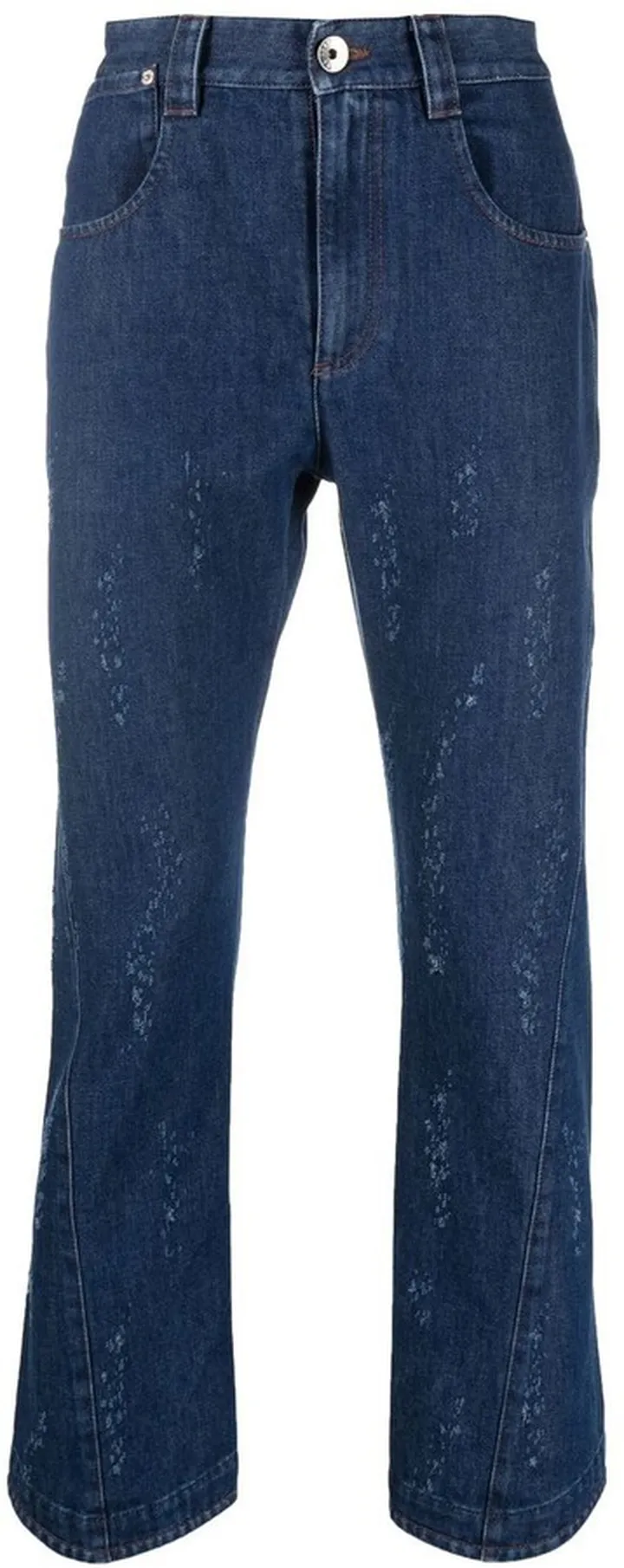 Tapered-Leg Jeans