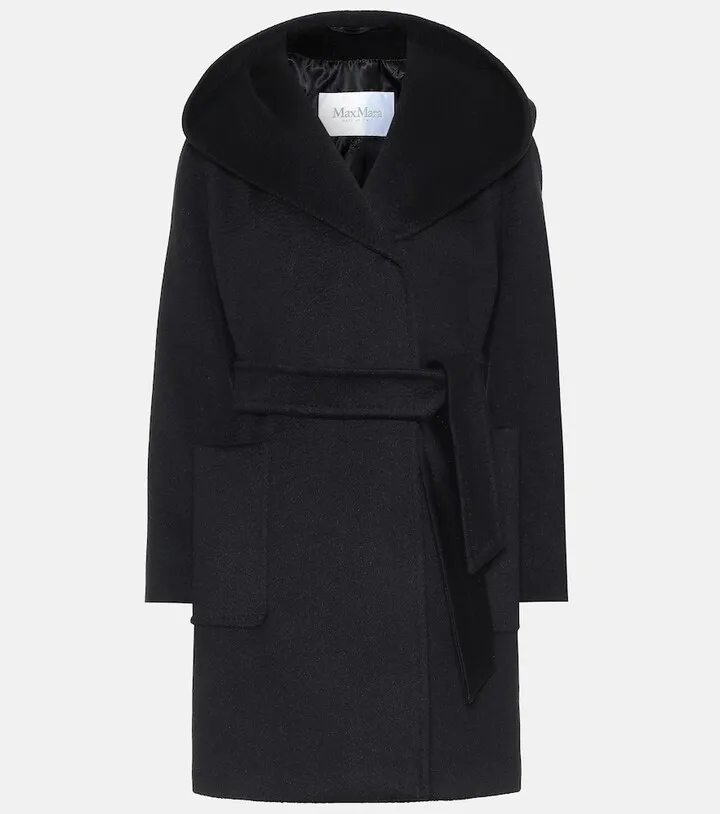 Rialto belt camel hair coat