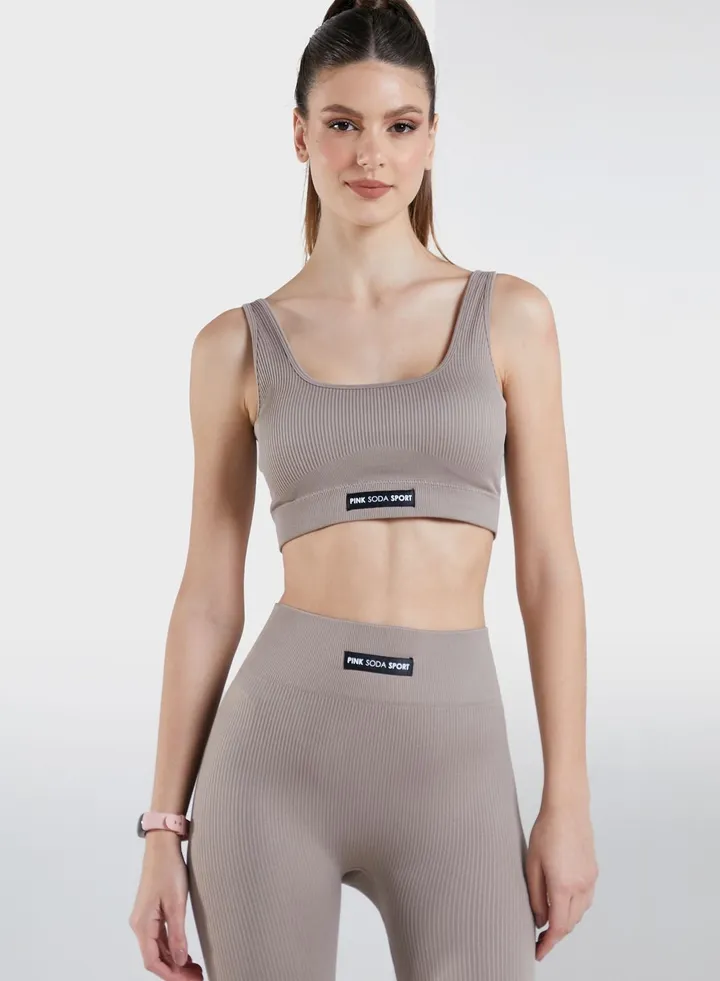 Rib Seamless Bra
