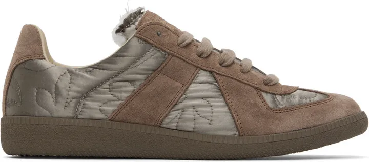 Maison Margiela Taupe & Purple Replica Sneakers