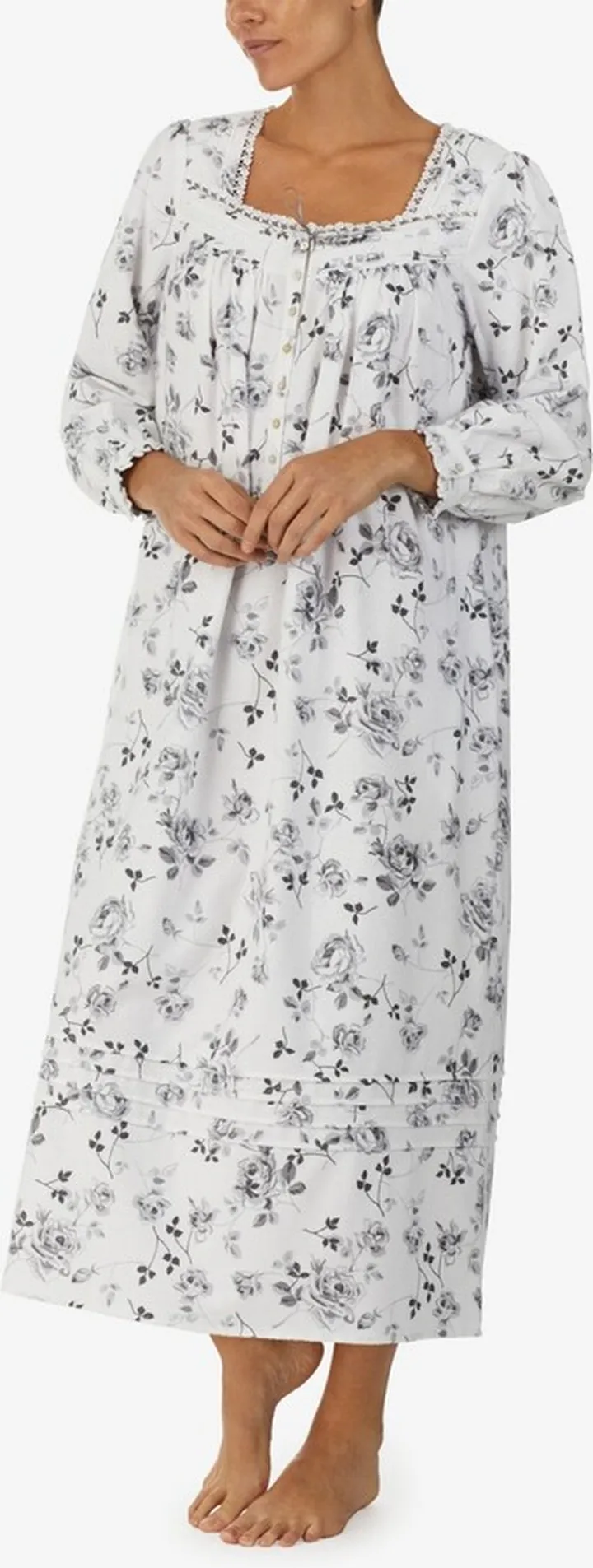 Eileen West Women's Long Sleeve Ballet Nightgown