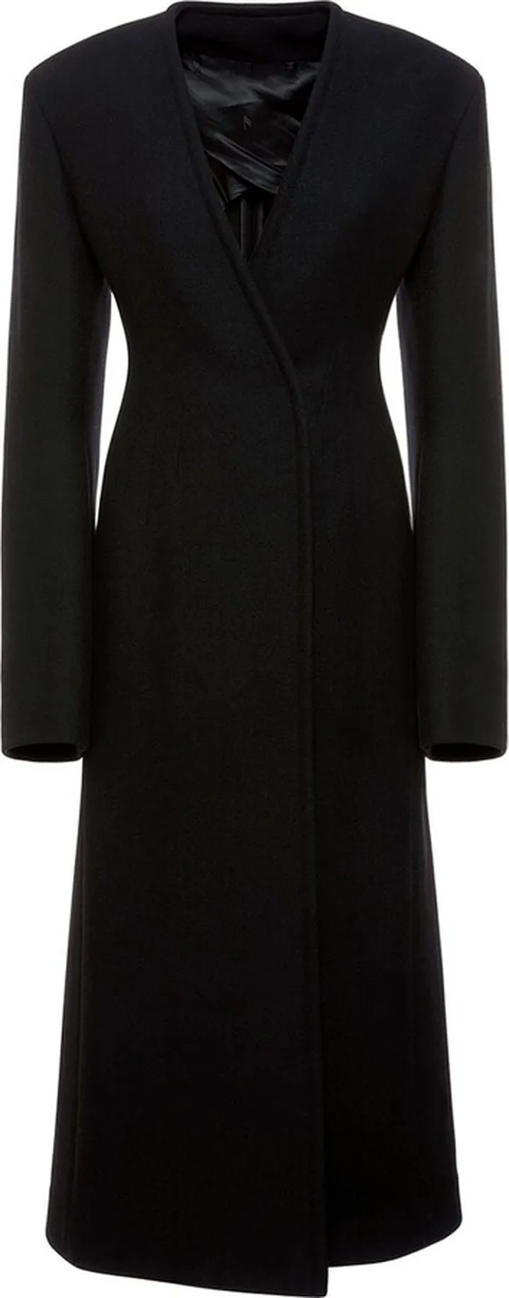 Dallas double wool blend long coat