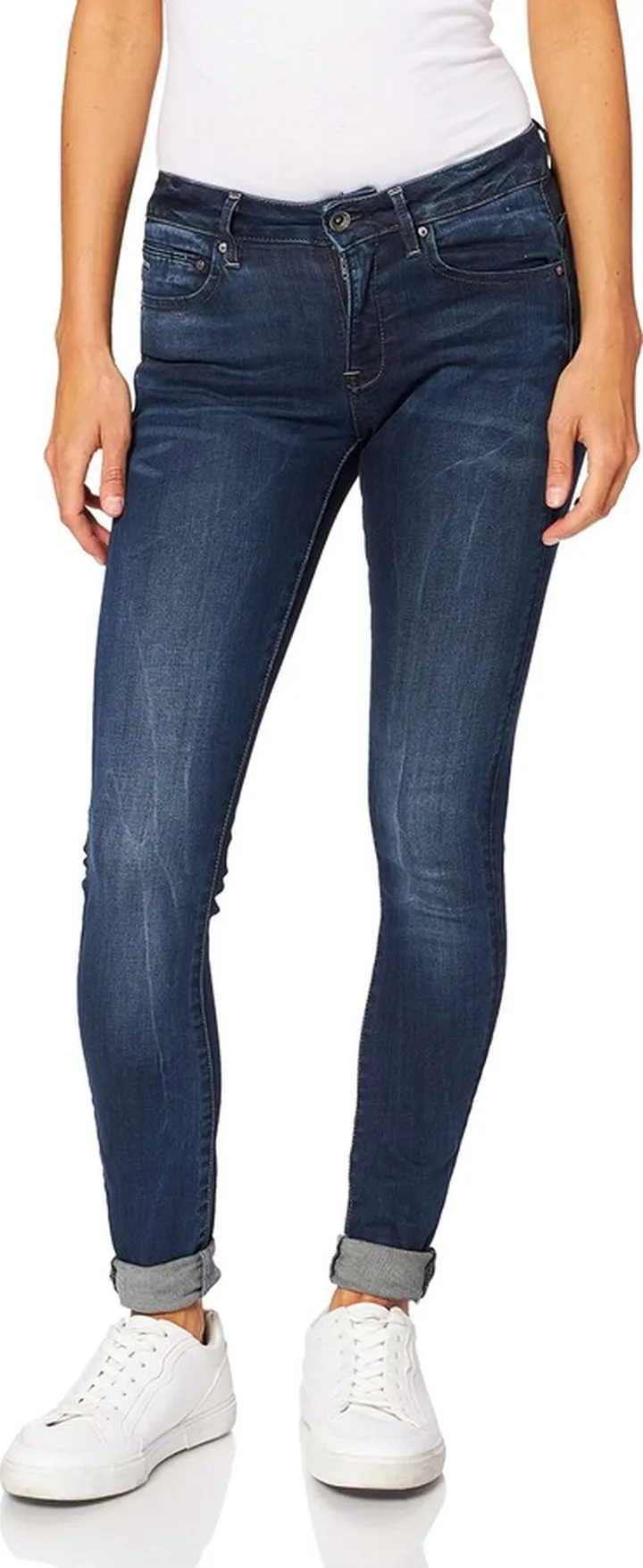 G-Star Raw Women's Midge Zip Mid Rise Skinny Fit Jeans