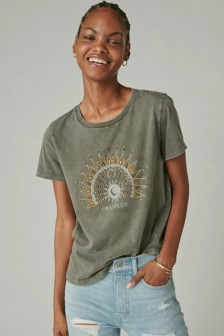 Mandala Rock Crew Tee