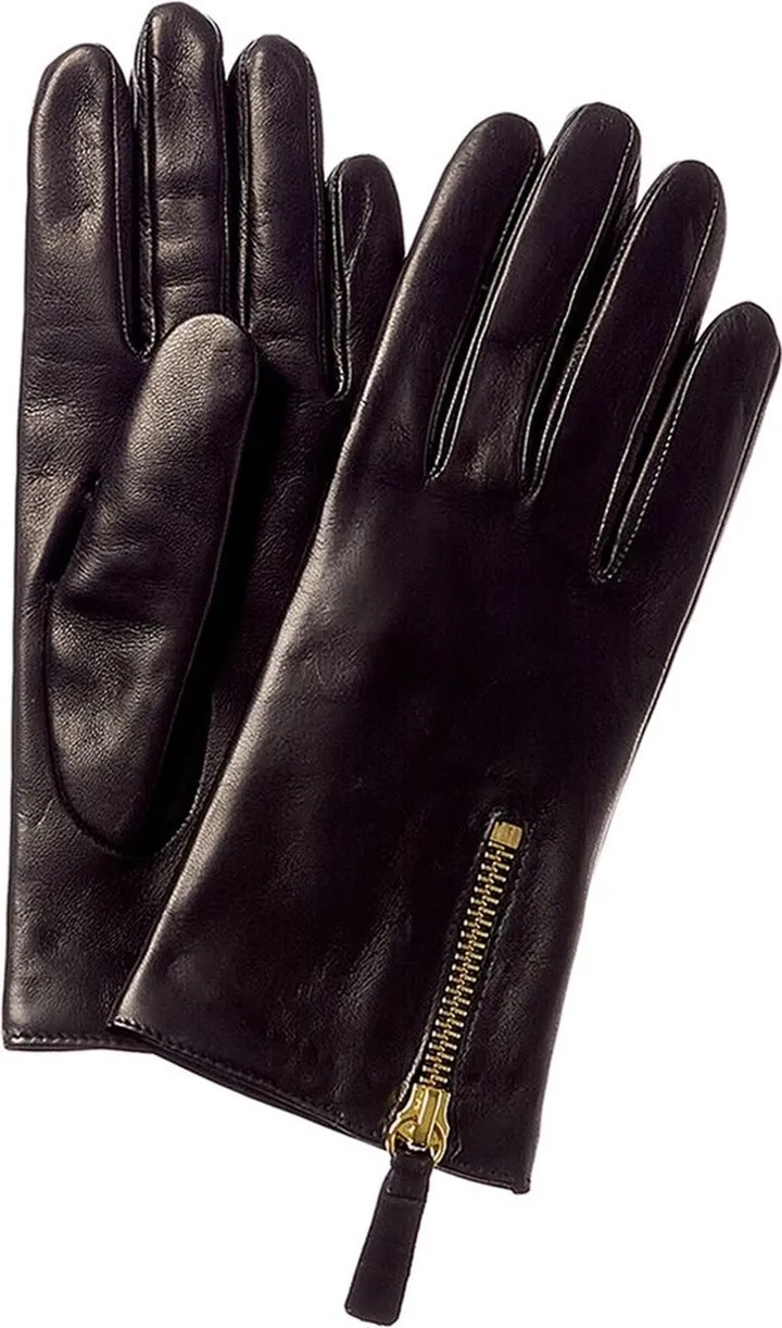 Portolano Zipper Leather Gloves