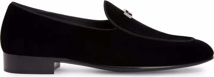 GZ Rudolph velvet loafers
