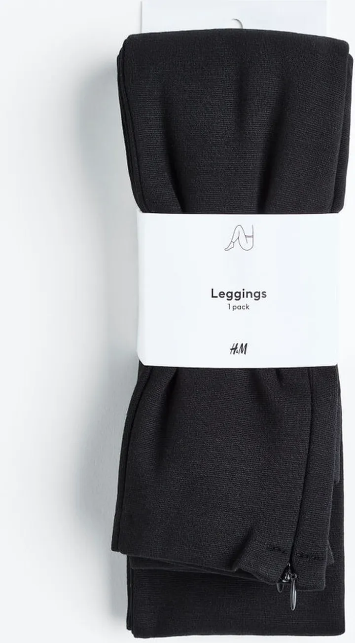 Zip-hem Leggings