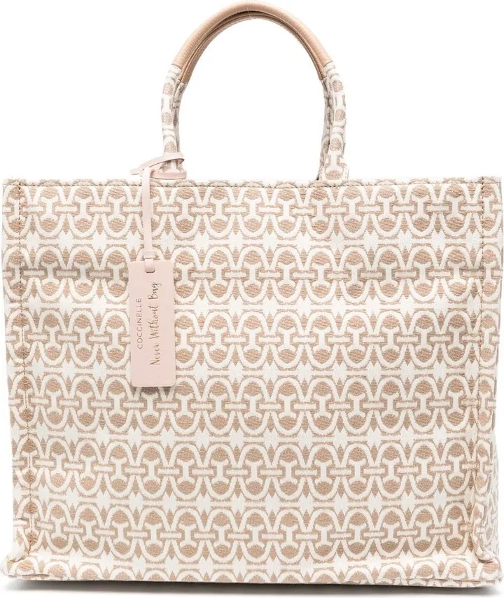 Never Without monogram tote bag