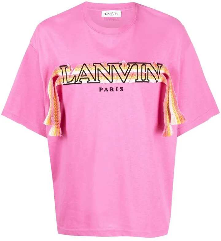 Crazy Curb lace logo T-shirt