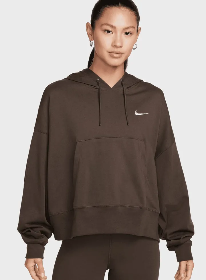 Oversized Jersey Pullover Hoodie