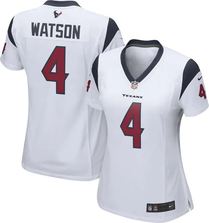 Women's Deshaun Watson Houston Texans Nike Women's Player Game Jersey - White