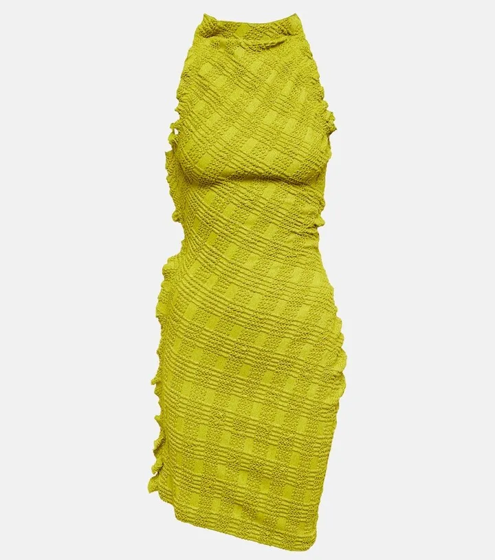 Checked minidress