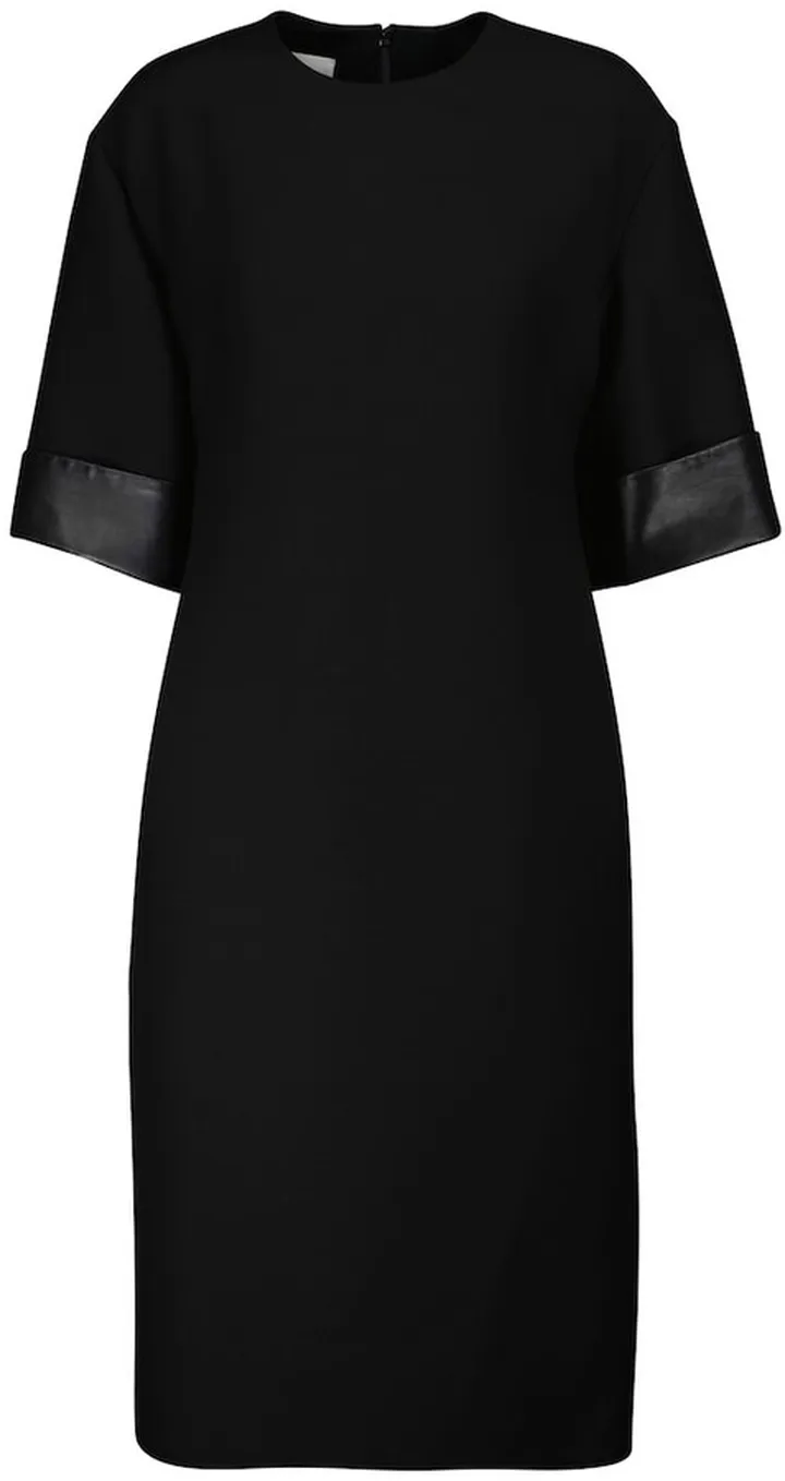 Wool and silk midi dress